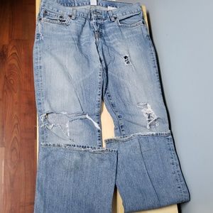 distressed lucky jeans
